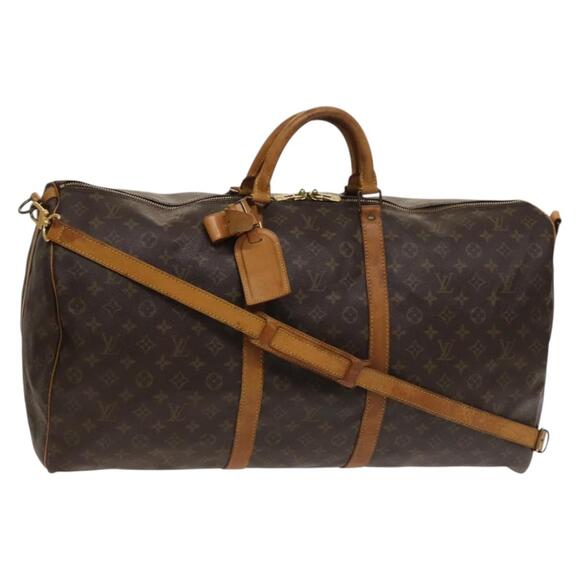 LOUIS VUITTON Monogram Keepall Bandouliere 60 Boston Bag M41412 - Picture 1 of 16